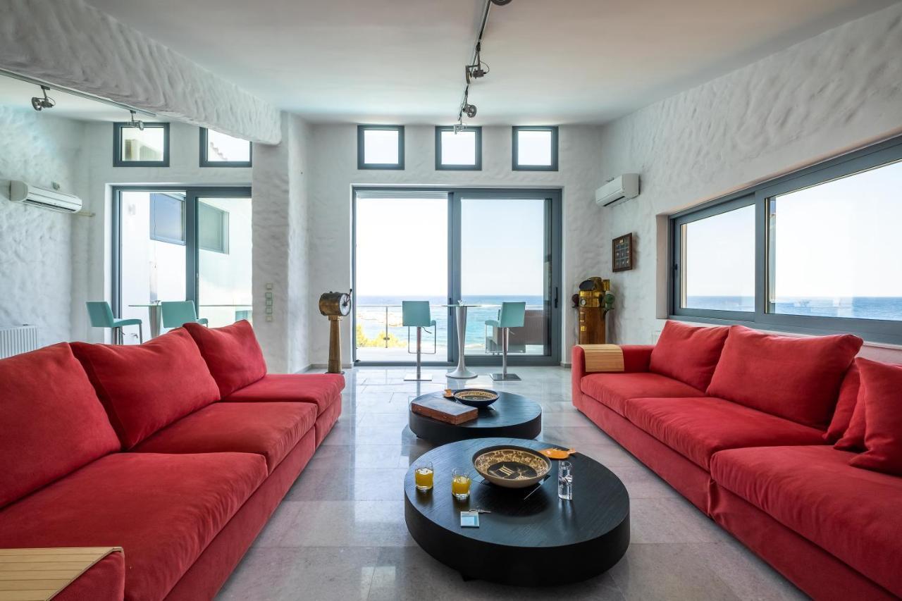 Icarus Luxury Beachfront Villa Gialiskari  Exteriér fotografie