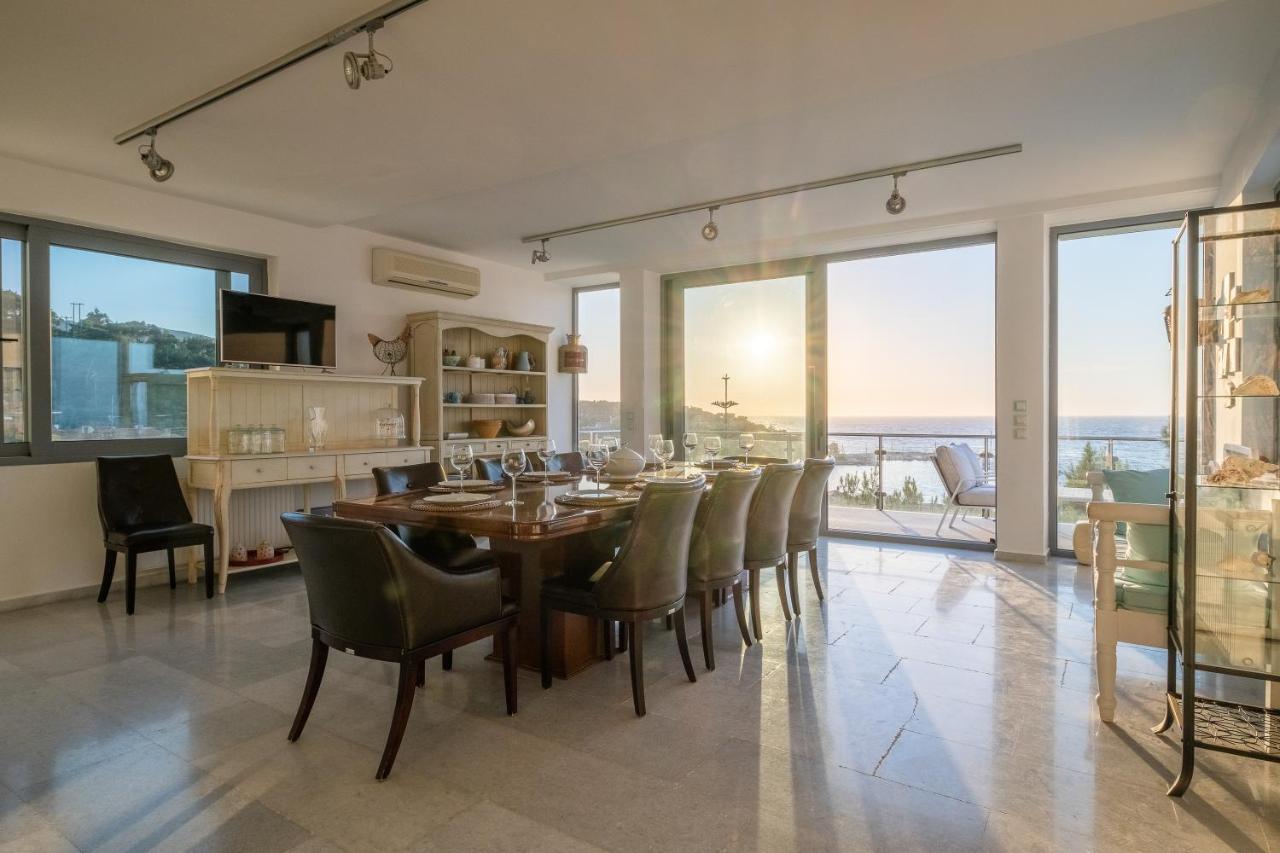 Icarus Luxury Beachfront Villa Gialiskari  Exteriér fotografie